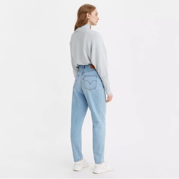 HIGH LOOSE TAPER FIT WOMEN'S JEANS size 24 light wash - Picture 2 of 10